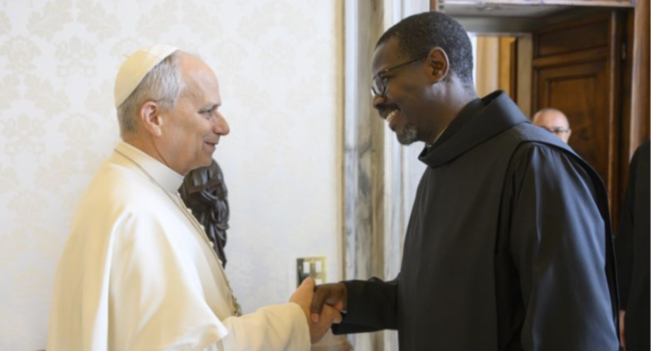 Papa Leão XIV e Ir. Pascal Ahodegnon